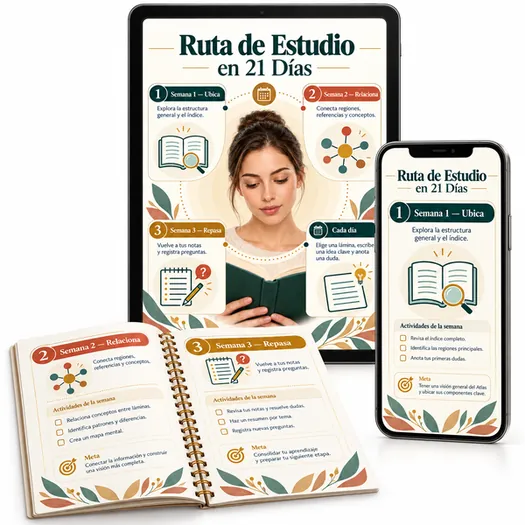 Mockup del bono 01: Ruta de Estudio en 21 Días