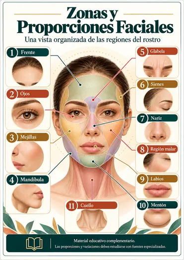Página inicial piloto del guía 05: Zonas y Proporciones Faciales